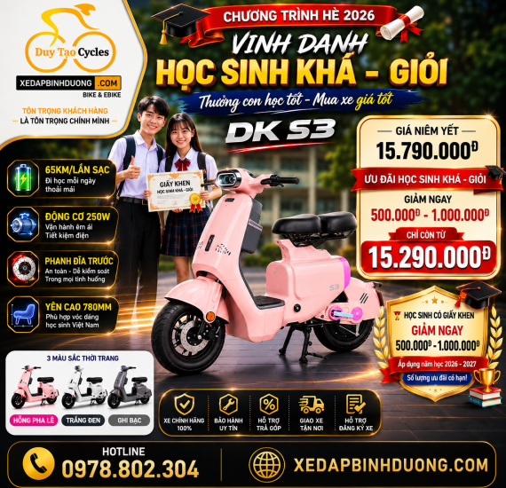 XE MÁY ĐIỆN DK S3